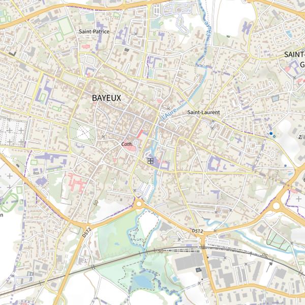 Plan cartographique de Bief des Tanneurs
