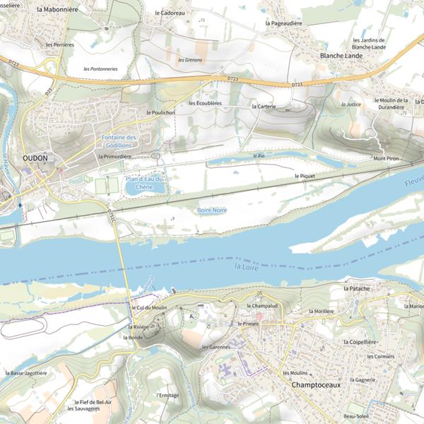 Plan cartographique de Boire Noire