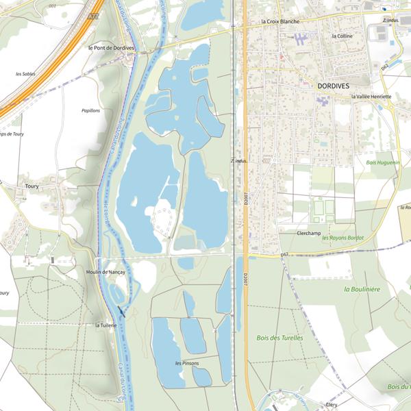 Plan cartographique de Bois des Aulnois