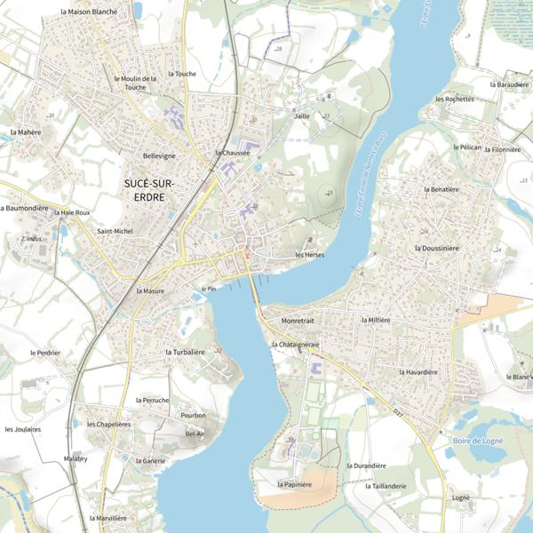 Plan cartographique de Bretagne Fluviale
