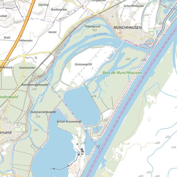 Plan cartographique de Buse du Grosswoerth