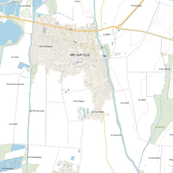 Plan cartographique de Carp & Wild Spécimen