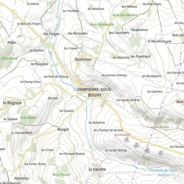 Plan cartographique de Chez Kiki