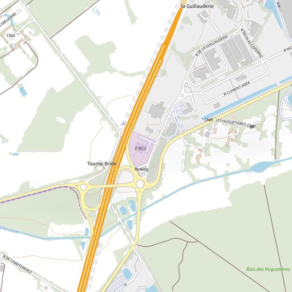 Plan cartographique de Communauté de Communes de Grand Lieu