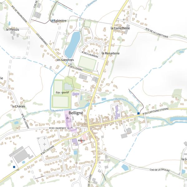 Plan cartographique de Comptoir Quincaillerie & Motoculture