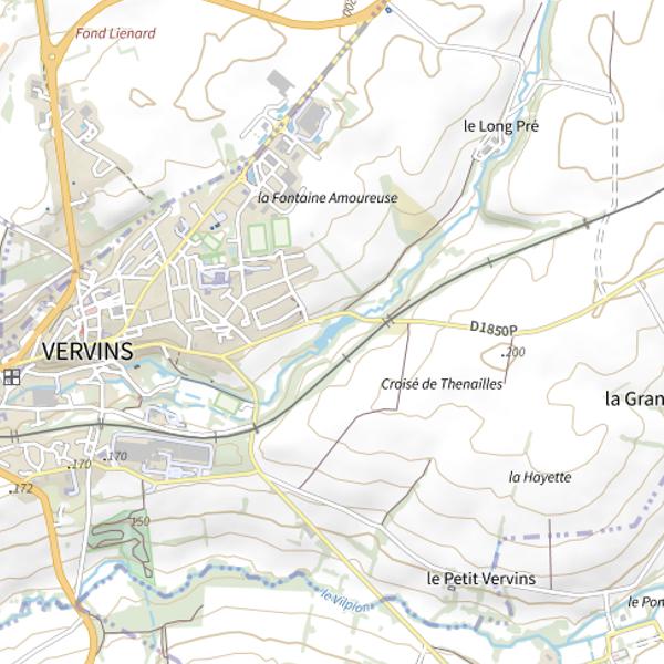 Plan cartographique de Croisé de Tenailles