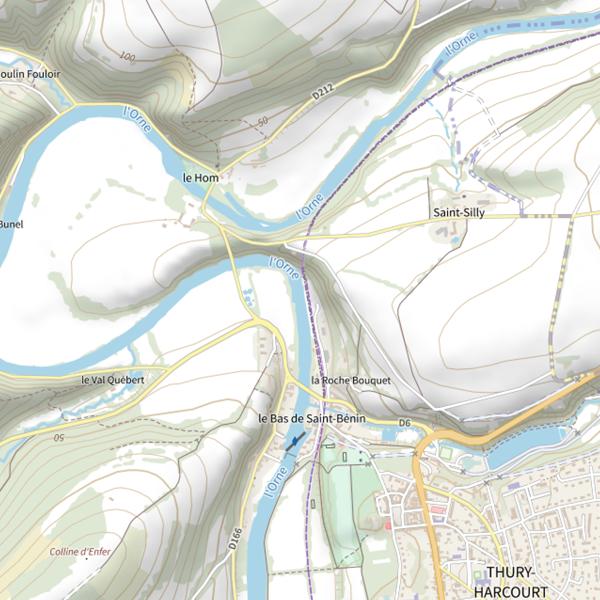 Plan cartographique de Déchetterie