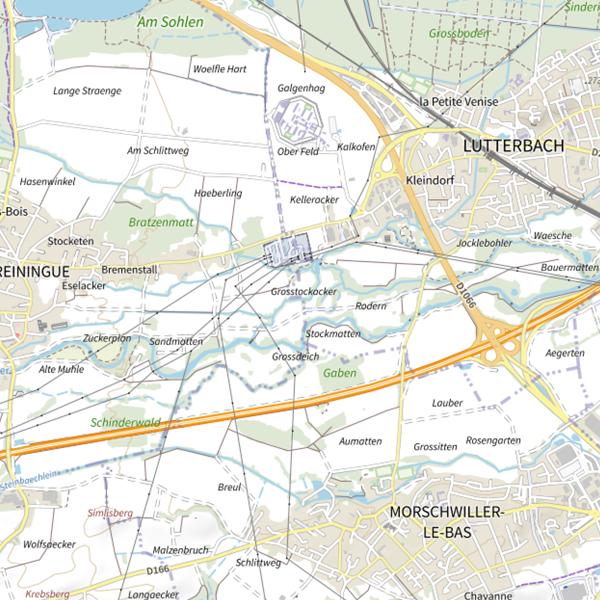 Plan cartographique de Dollerbaeschlein