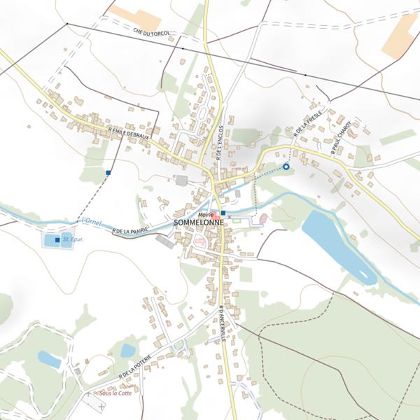 Plan cartographique de Domaine Crazy Koi