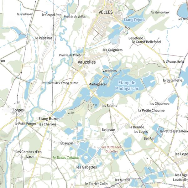 Plan cartographique de Domaine de Madagascar
