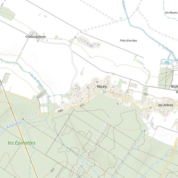 Plan cartographique de Domaine de Rumilly