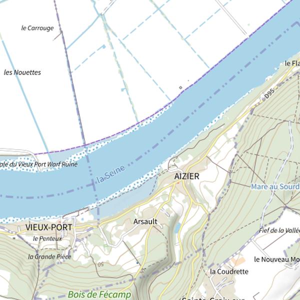 Plan cartographique de Domaine maritime