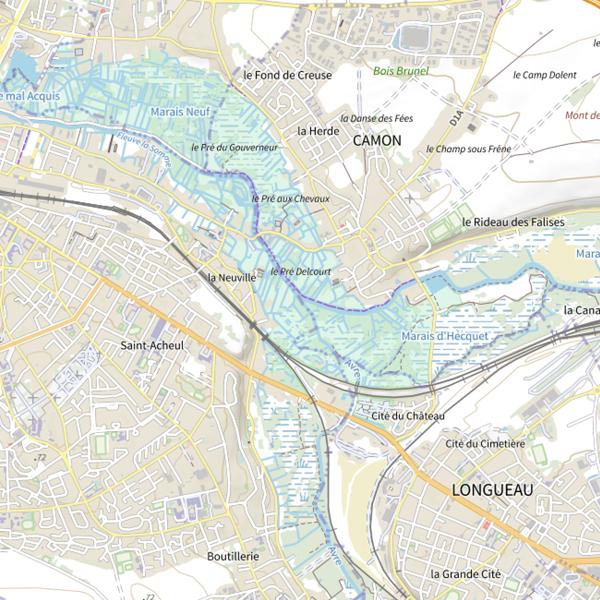 Plan cartographique de Domaine Public Avre 17 bis