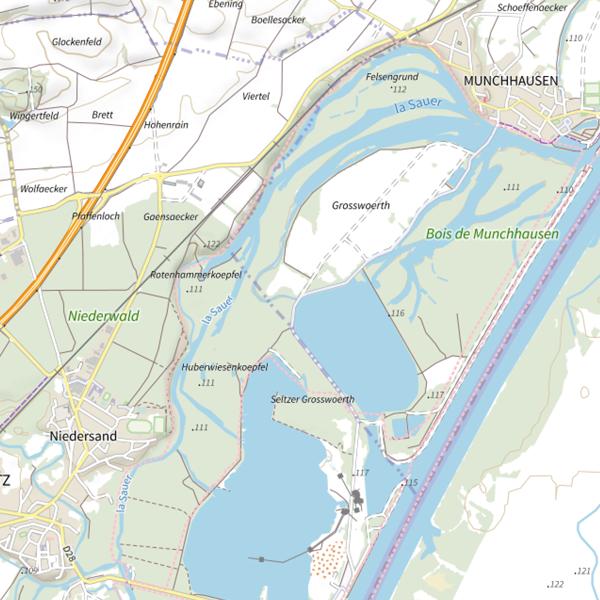 Plan cartographique de Dreckwinkel