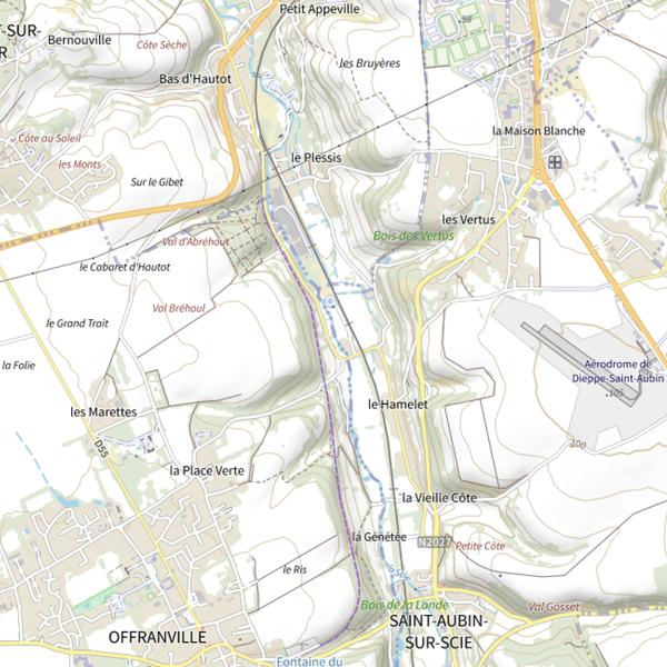 Plan cartographique de Du Hamelet