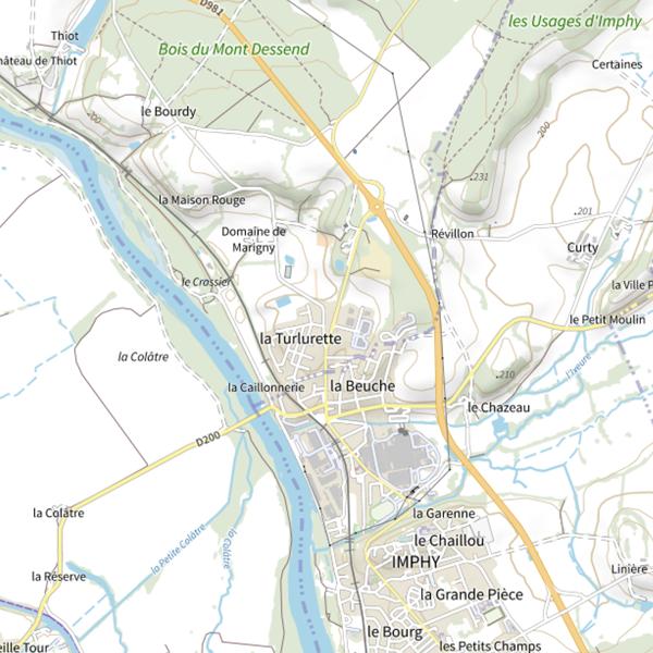 Plan cartographique de E.p.n.
