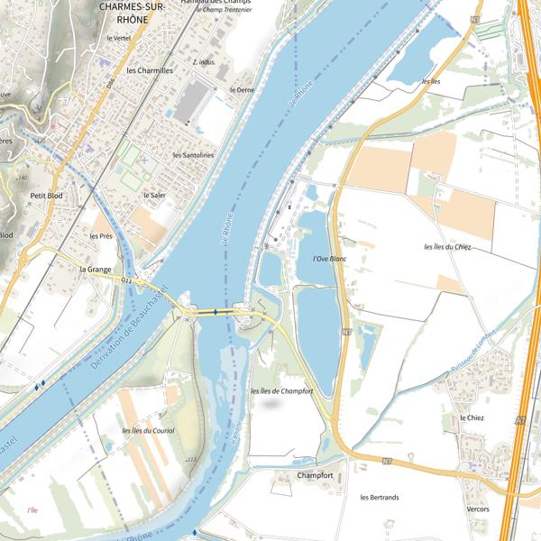 Plan cartographique de E3-pe