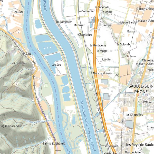 Plan cartographique de E7-cc