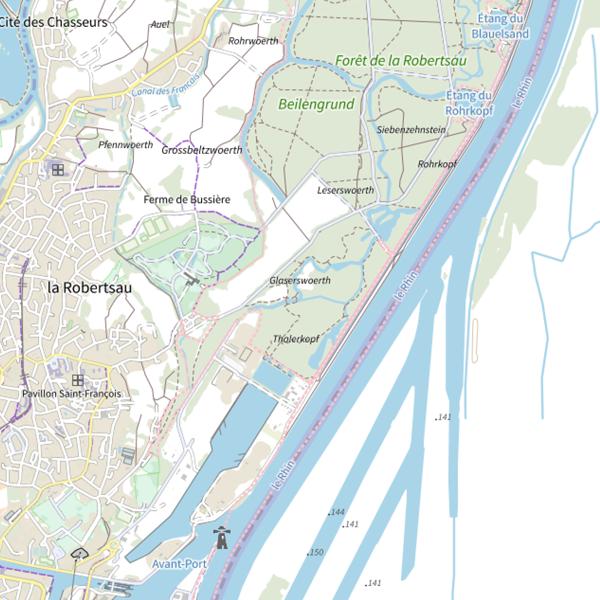 Plan cartographique de Entenloch