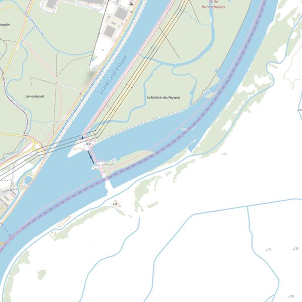 Plan cartographique de Epis et îlots compris