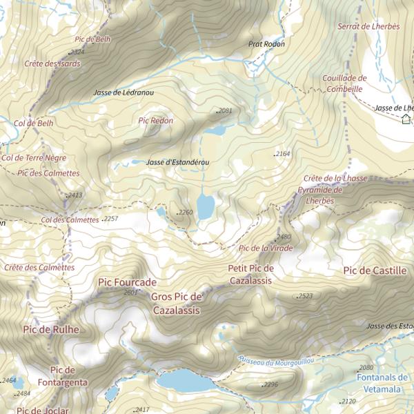 Plan cartographique de Étang Bleu (Savignac-les-Ormeaux)