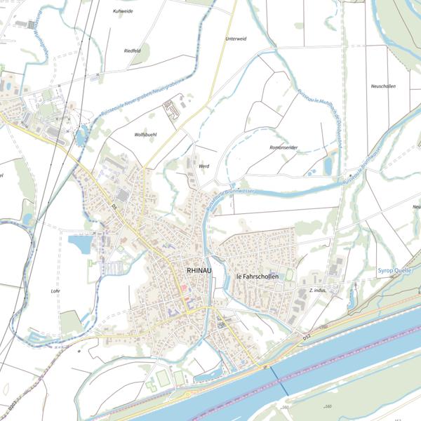 Plan cartographique de Étang Brunnwasser