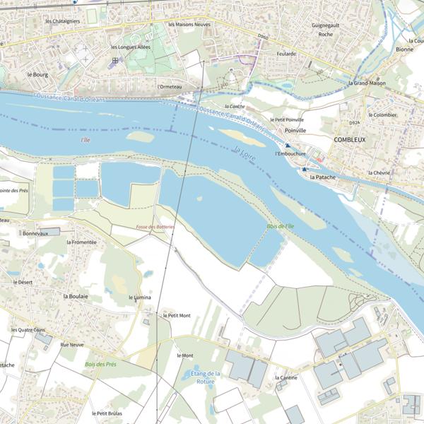 Plan cartographique de Étang Communal (Saint-Denis-en-Val)