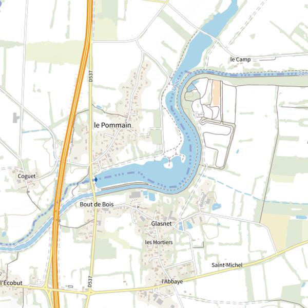 Plan cartographique de Étang de Bout de Bois