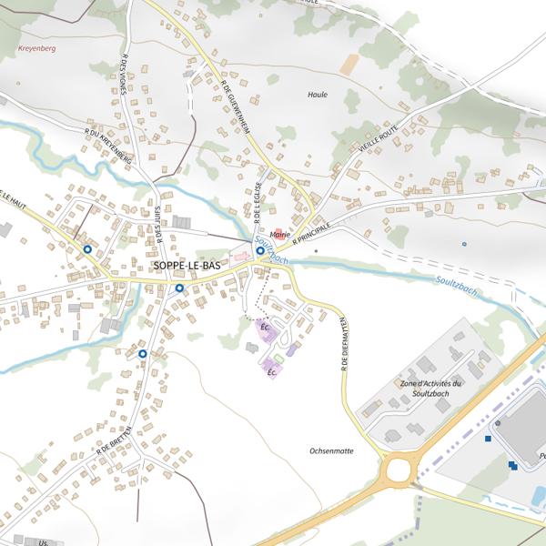 Plan cartographique de Étang de Diefmatten