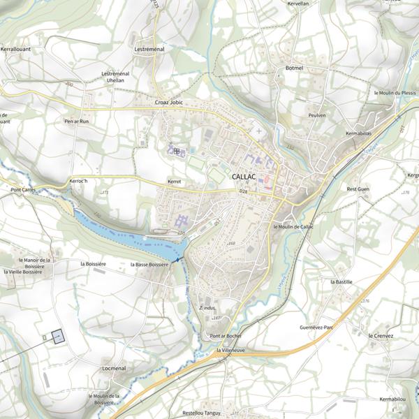 Plan cartographique de Étang de la Vallée Verte