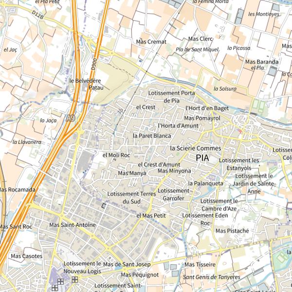 Plan cartographique de Étang de Long le Catelet