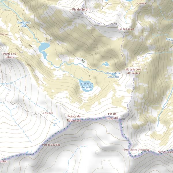 Plan cartographique de Étang de Réglisse