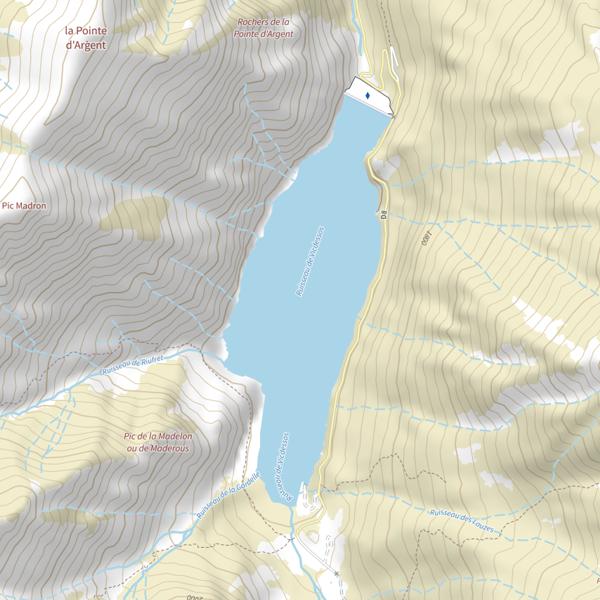 Plan cartographique de Étang de Soulcem