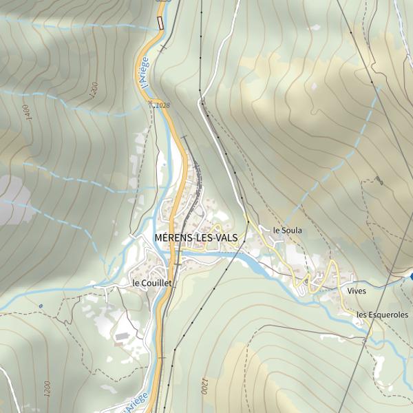 Plan cartographique de Étang des Bésines