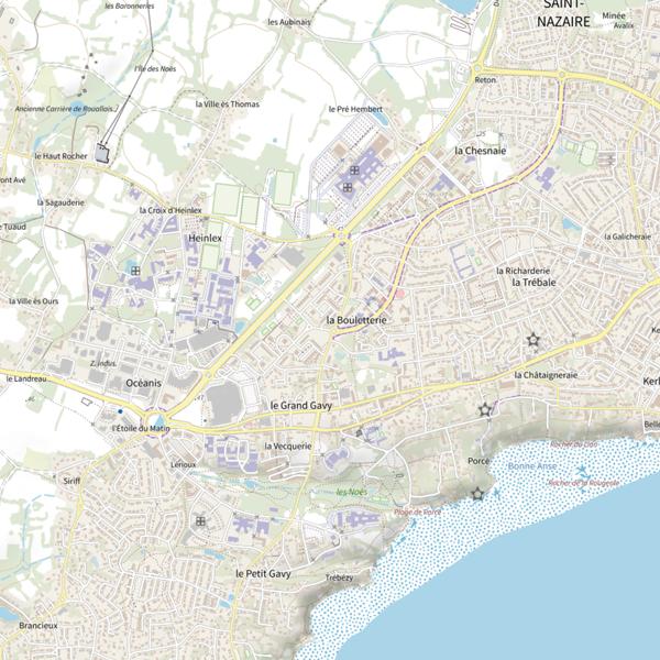 Plan cartographique de Étang des Tilleuls