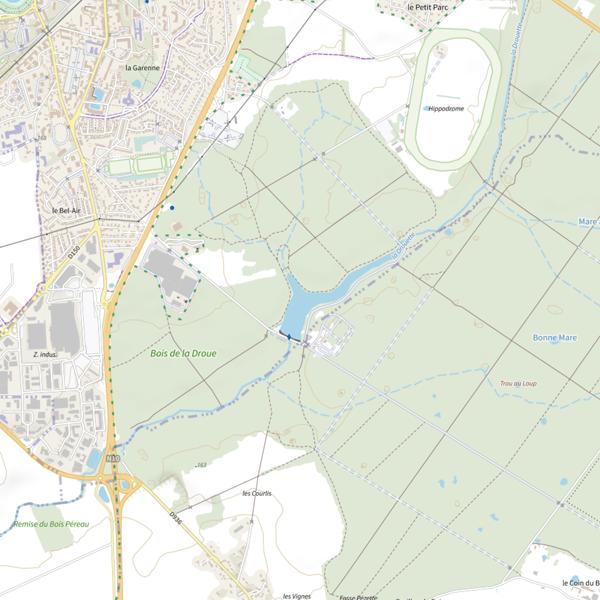 Plan cartographique de Étang d'Or