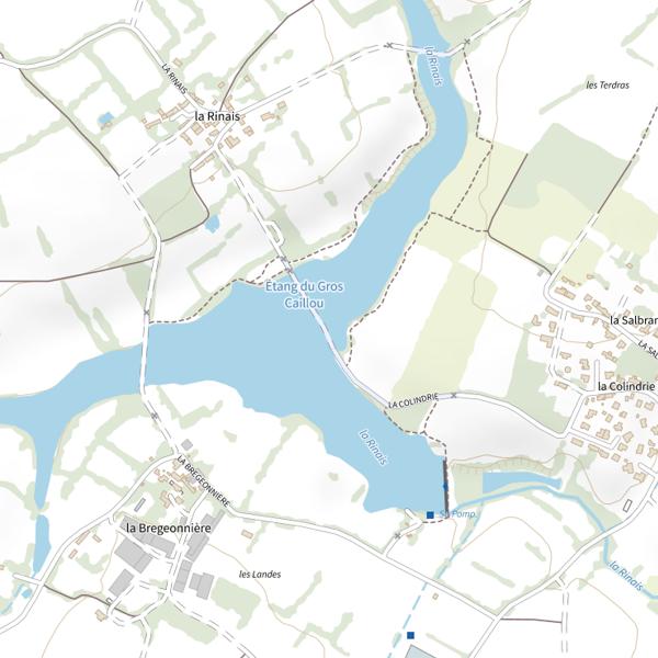 Plan cartographique de Étang du Gros Caillou