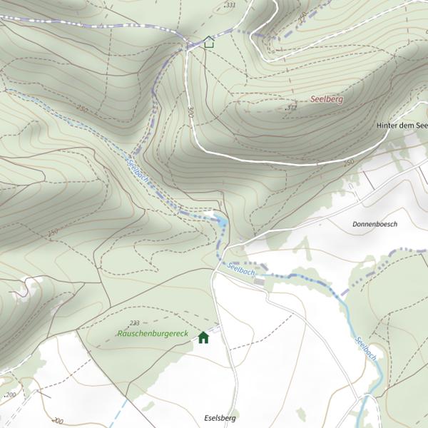 Plan cartographique de Étang du Seelberg
