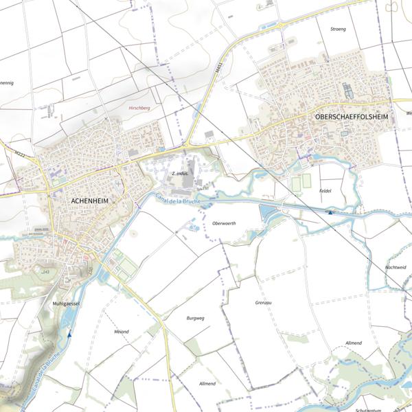 Plan cartographique de Étang Oberwoertloch