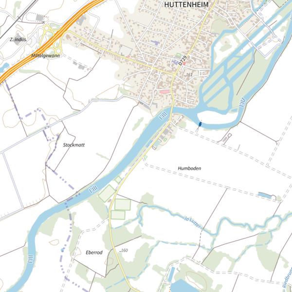 Plan cartographique de Étang rue de la Forêt