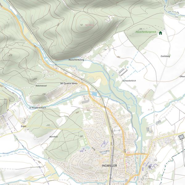 Plan cartographique de Étang Stubenmatten