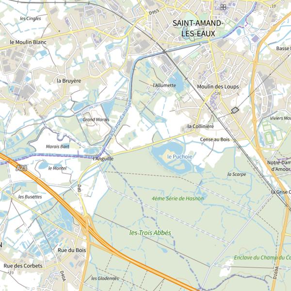 Plan cartographique de Etant de La Puchoie