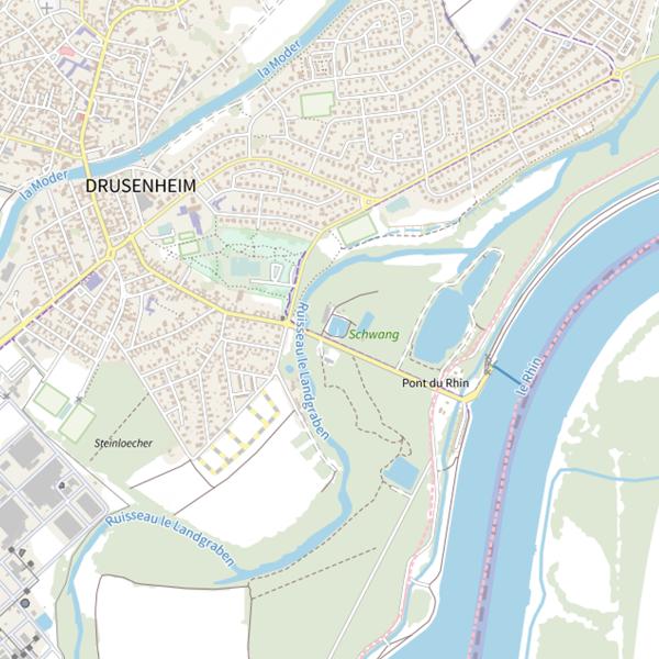 Plan cartographique de Foehrenweiher I