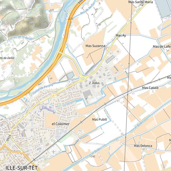 Plan cartographique de France Rurale