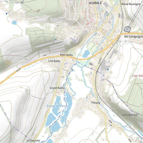 Plan cartographique de Gendarmerie