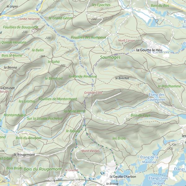 Plan cartographique de Grande Côte