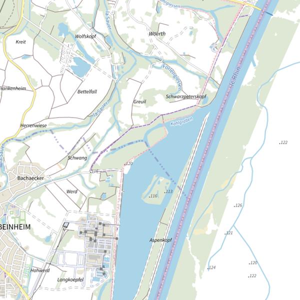 Plan cartographique de Gravidal