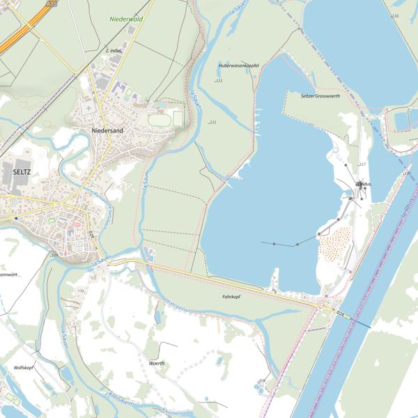 Plan cartographique de Gravière Epple