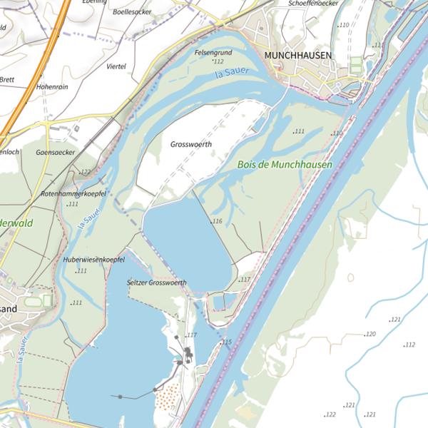 Plan cartographique de Greil