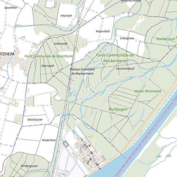 Plan cartographique de Griengiessen